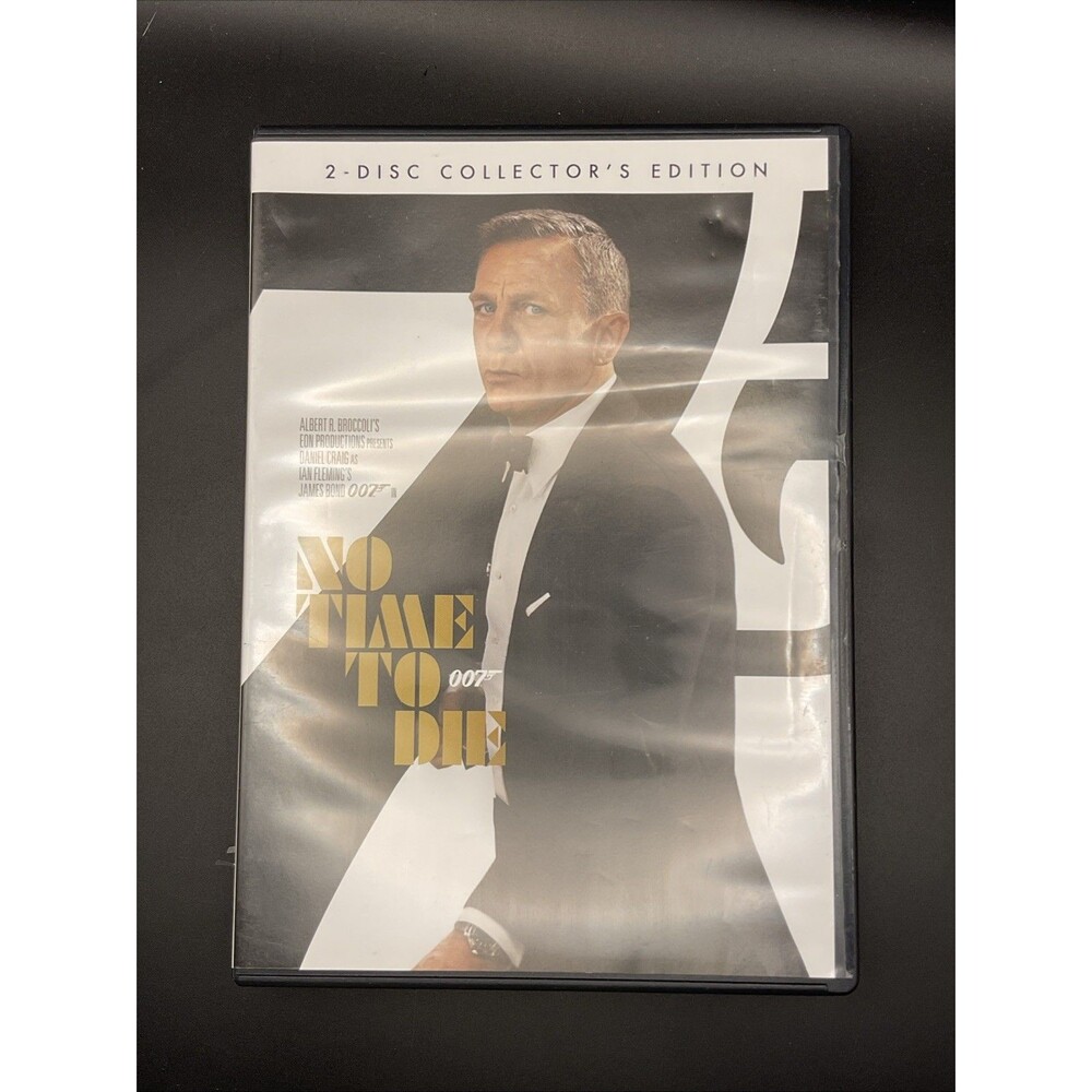 MGM No Time to Die Collector's Edition DVD PG-13 James Bond Daniel Craig